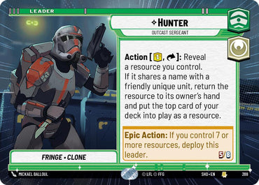 Hunter - Outcast Sergeant (Hyperspace) (288) [Shadows of the Galaxy]