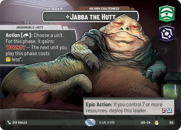 Jabba the Hutt - His High Exaltedness (Showcase) (268) [Shadows of the Galaxy]