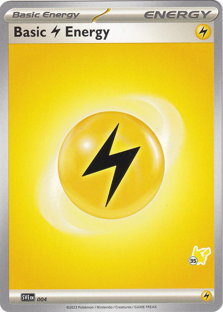 Basic Lightning Energy (004) (Pikachu Stamp #35) [Battle Academy 2024]
