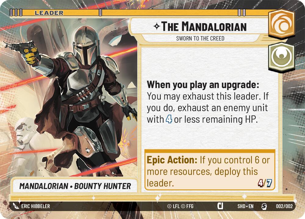 The Mandalorian - Sworn To The Creed (Hyperspace) (Prerelease Promos) (002/002) [Shadows of the Galaxy Promos]