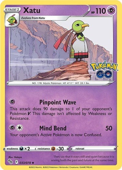Xatu (Pokemon GO) Near Mint - Nick Nack's Full Frontal Attack