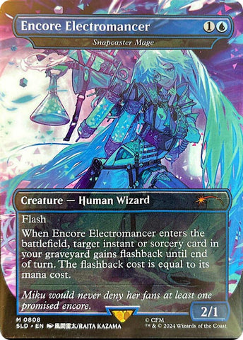 Encore Electromancer - Snapcaster Mage (Rainbow Foil) [Secret Lair Drop Series]