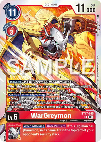 WarGreymon [BT17-015] [Secret Crisis]