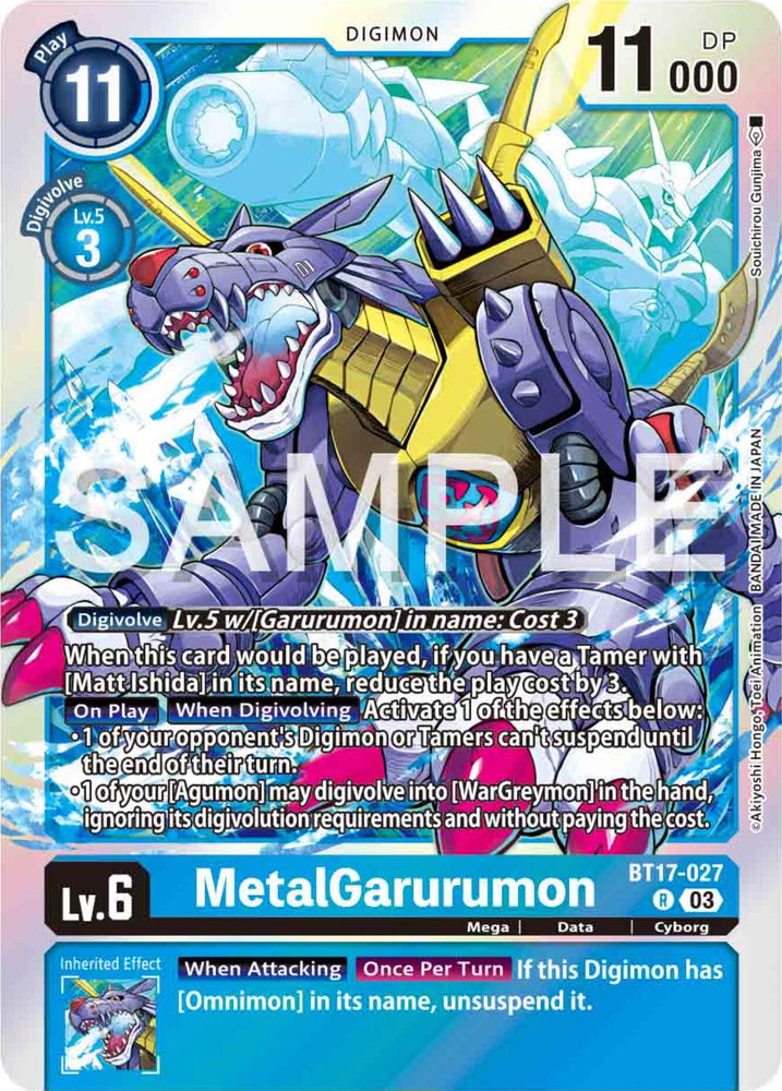 MetalGarurumon [BT17-027] [Secret Crisis]