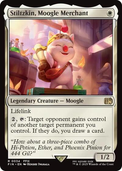 Stiltzkin, Moogle Merchant (Universes Beyond: FINAL FANTASY) Near Mint - Nick Nack's Full Frontal Attack