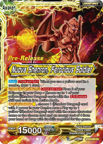 Four-Star Ball // Nuova Shenron, Ferocious Solider (BT25-099) [Legend of the Dragon Balls Prerelease Promos]