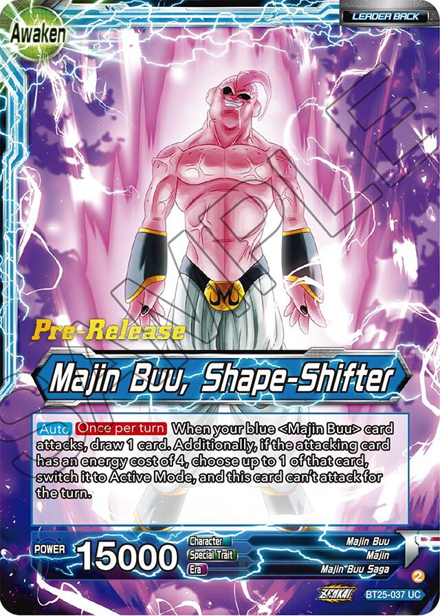 Majin Buu // Majin Buu, Shape-Shifter (BT25-037) [Legend of the Dragon Balls Prerelease Promos]