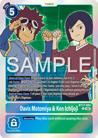 Davis Motomiya & Ken Ichijoji [BT17-084] [Secret Crisis]