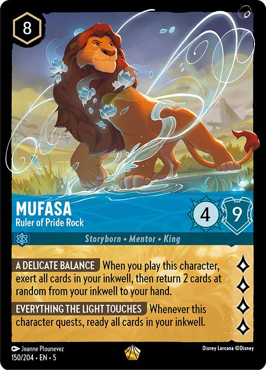 Mufasa - Ruler of Pride Rock (150/204) [Shimmering Skies]