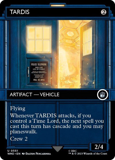 TARDIS (Showcase) (Universes Beyond: Doctor Who) Near Mint - Nick Nack's Full Frontal Attack