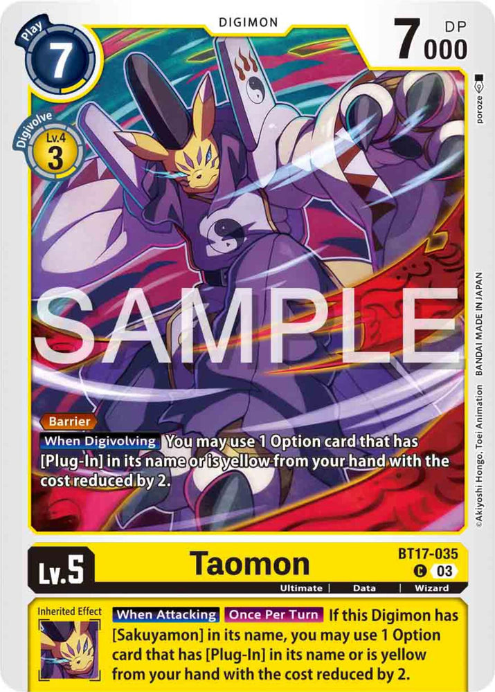 Taomon [BT17-035] [Secret Crisis]