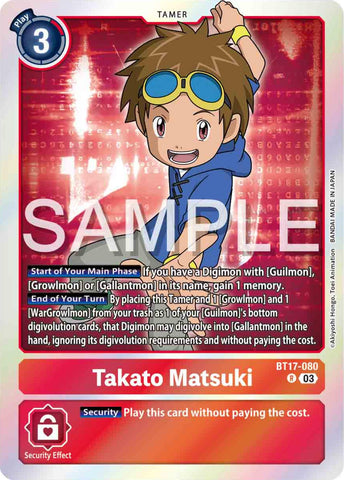 Takato Matsuki [BT17-080] [Secret Crisis]