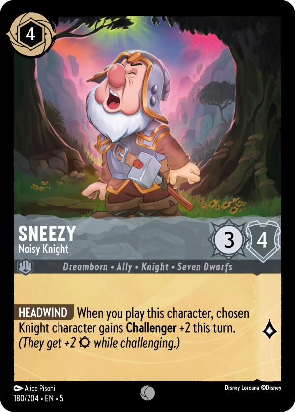 Sneezy - Noisy Knight (180/204) [Shimmering Skies]
