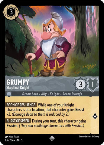 Grumpy - Skeptical Knight (181/204) [Shimmering Skies]