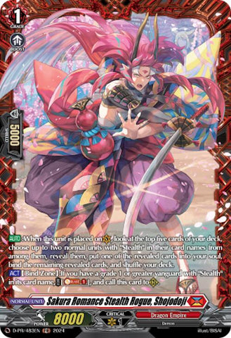 Sakura Romance Stealth Rogue, Shojodoji (D-PR/483EN) [D Promo Cards]