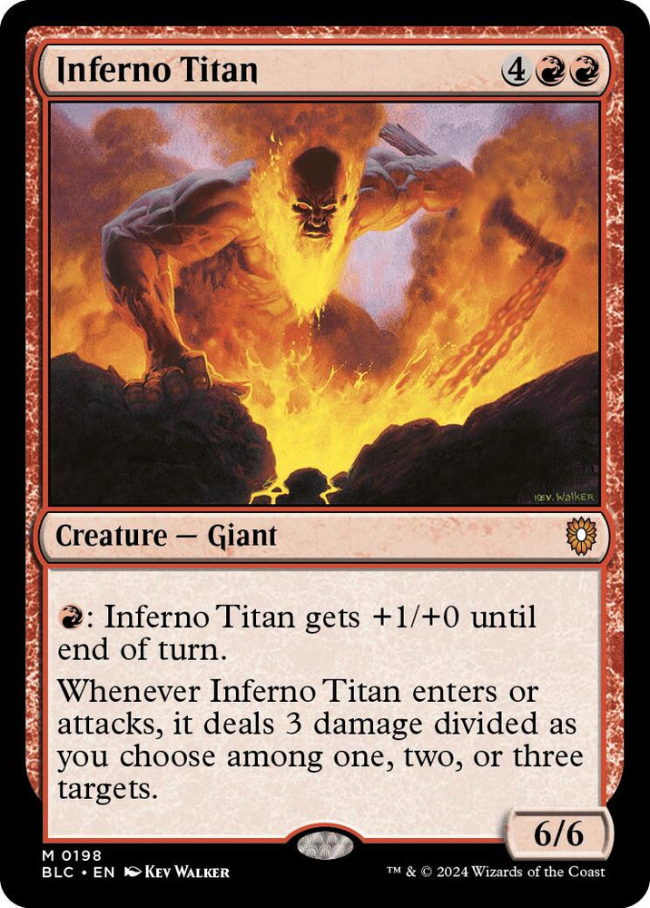 Inferno Titan [Bloomburrow Commander]