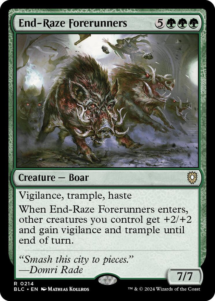 End-Raze Forerunners [Bloomburrow Commander]