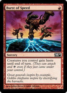 Burst of Speed (Magic 2010 Core Set) Near Mint