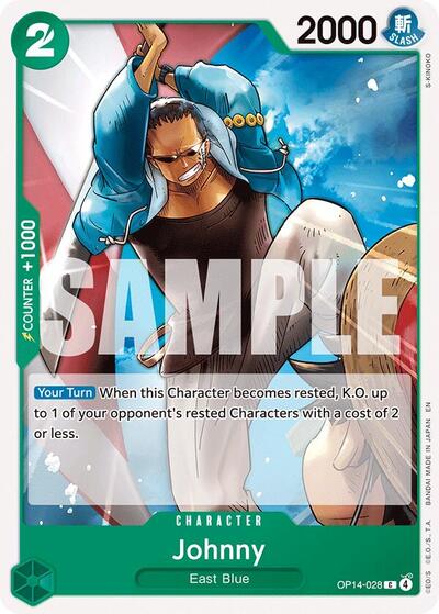 Johnny (The Azure Sea's Seven) Near Mint - Nick Nack's Full Frontal Attack