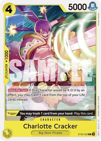 Charlotte Cracker (Starter Deck 20: YELLOW Charlotte Katakuri) Near Mint - Nick Nack's Full Frontal Attack