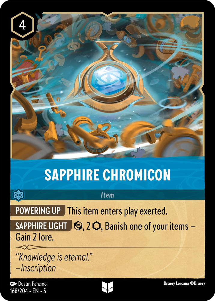 Sapphire Chromicon (168/204) [Shimmering Skies]