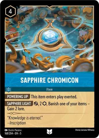 Sapphire Chromicon (168/204) [Shimmering Skies]