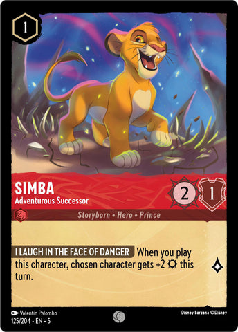Simba - Adventurous Successor (125/204) [Shimmering Skies]