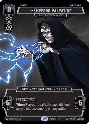 Emperor Palpatine - Master of the Dark Side (2024 Convention Exclusive) (003/006) [Miscellaneous]