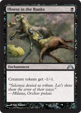 Illness in the Ranks (Gatecrash) Light Play Foil