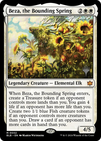Beza, the Bounding Spring (Promo Pack) [Bloomburrow Promos]