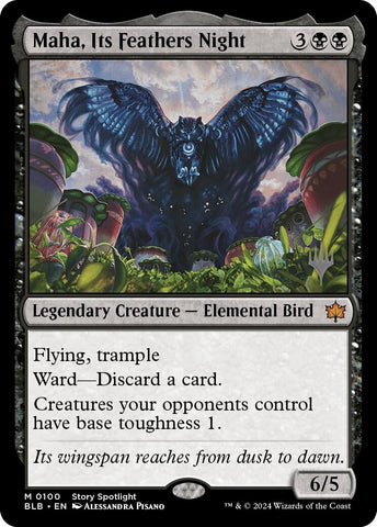 Maha, Its Feather Night (Promo Pack) [Bloomburrow Promos]
