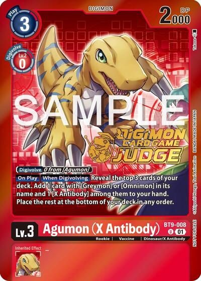Agumon (X Antibody) (Judge Pack 5) (X Record) Near Mint Foil