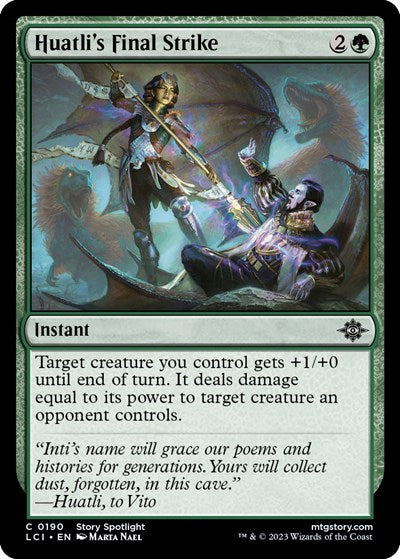 Huatli's Final Strike (The Lost Caverns of Ixalan) Near Mint