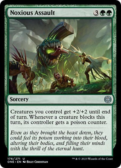 Noxious Assault (Phyrexia: All Will Be One) Near Mint - Nick Nack's Full Frontal Attack