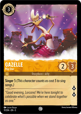 Gazelle - Pop Star (11/204) [Shimmering Skies]