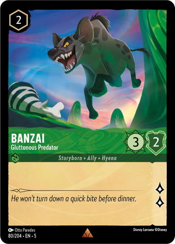 Banzai - Gluttonous Predator (80/204) [Shimmering Skies]