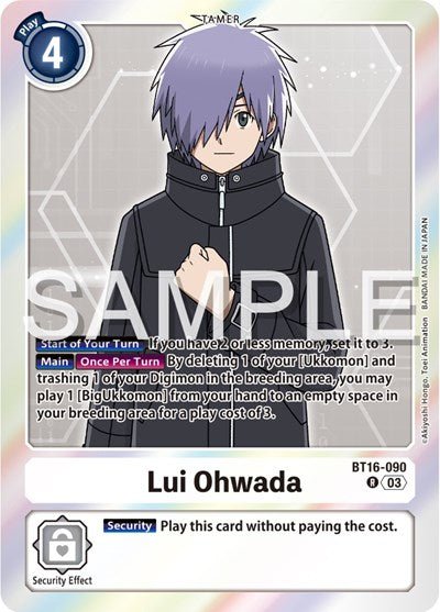 Lui Ohwada (Beginning Observer) Near Mint Foil - Nick Nack's Full Frontal Attack