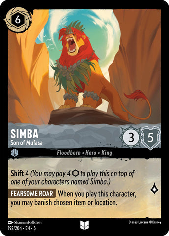 Simba - Son of Mufasa (192/204) [Shimmering Skies]