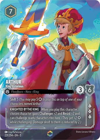 Arthur - King Victorious (Enchanted) (221/204) [Shimmering Skies]