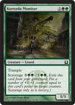 Korozda Monitor (Return to Ravnica) Near Mint - Nick Nack's Full Frontal Attack