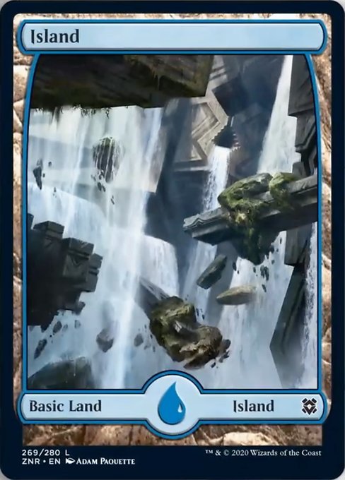 Island (269) (Zendikar Rising) Near Mint - Nick Nack's Full Frontal Attack