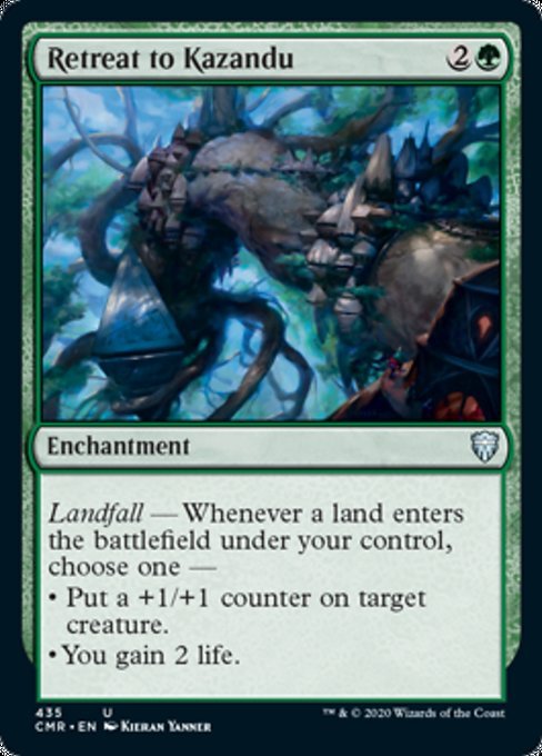 Retreat to Kazandu (Commander 2020 Commander Legends) Near Mint - Nick Nack's Full Frontal Attack