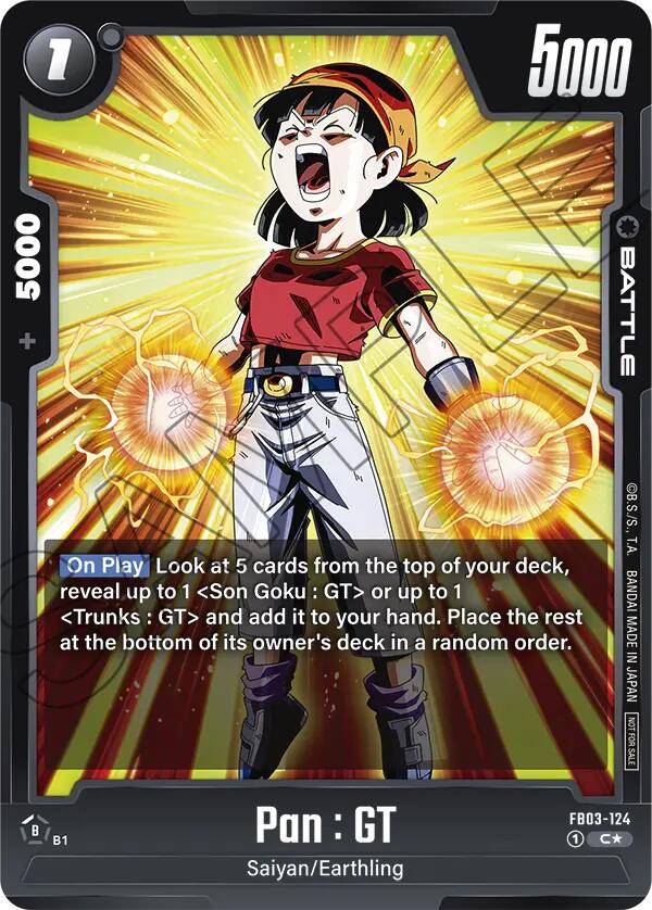 Pan : GT (FB03-124) (Tournament Pack 03) [Fusion World Tournament Cards]