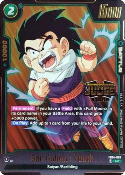 Son Gohan : Youth (Judge Pack (Store Judge) 03) (Tournament and Championship Promos) Near Mint Holofoil