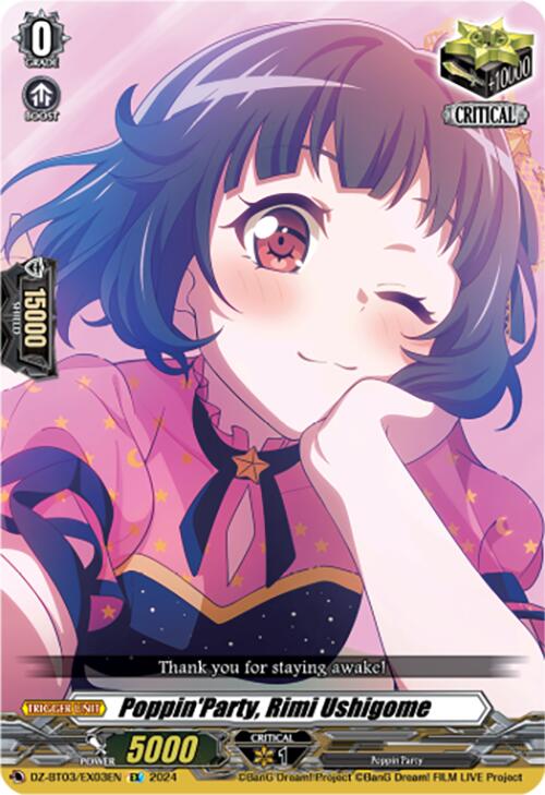 Poppin'Party, Rimi Ushigome (DZ-BT03/EX03EN) [Dimensional Transcendence]