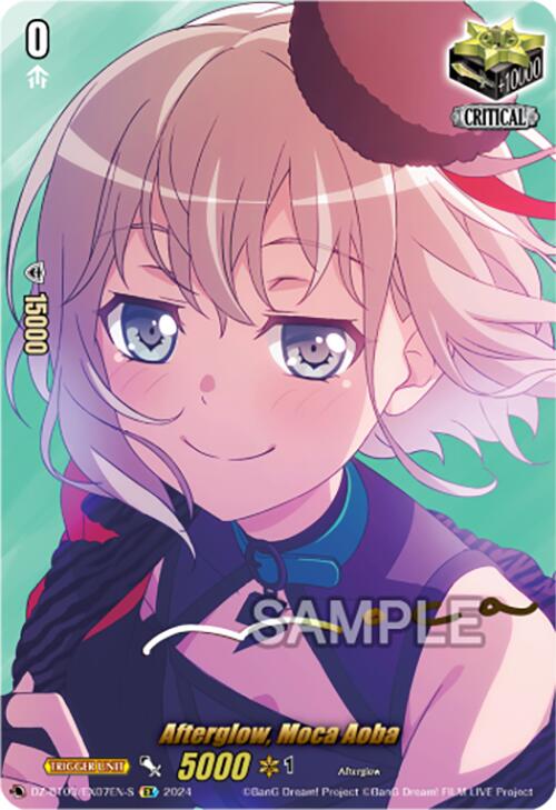 Afterglow, Moca Aoba (Foil) (DZ-BT03/EX07EN-S) [Dimensional Transcendence]