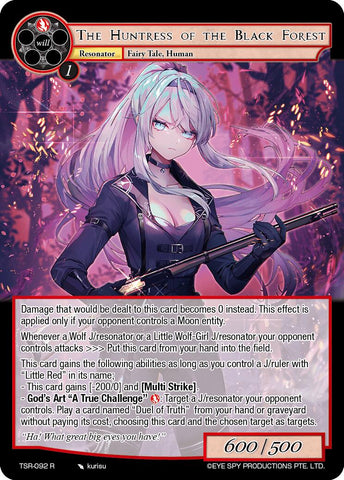 The Huntress of the Black Forest (TSR-092 R) [The Battle at the Sacred Ruins]