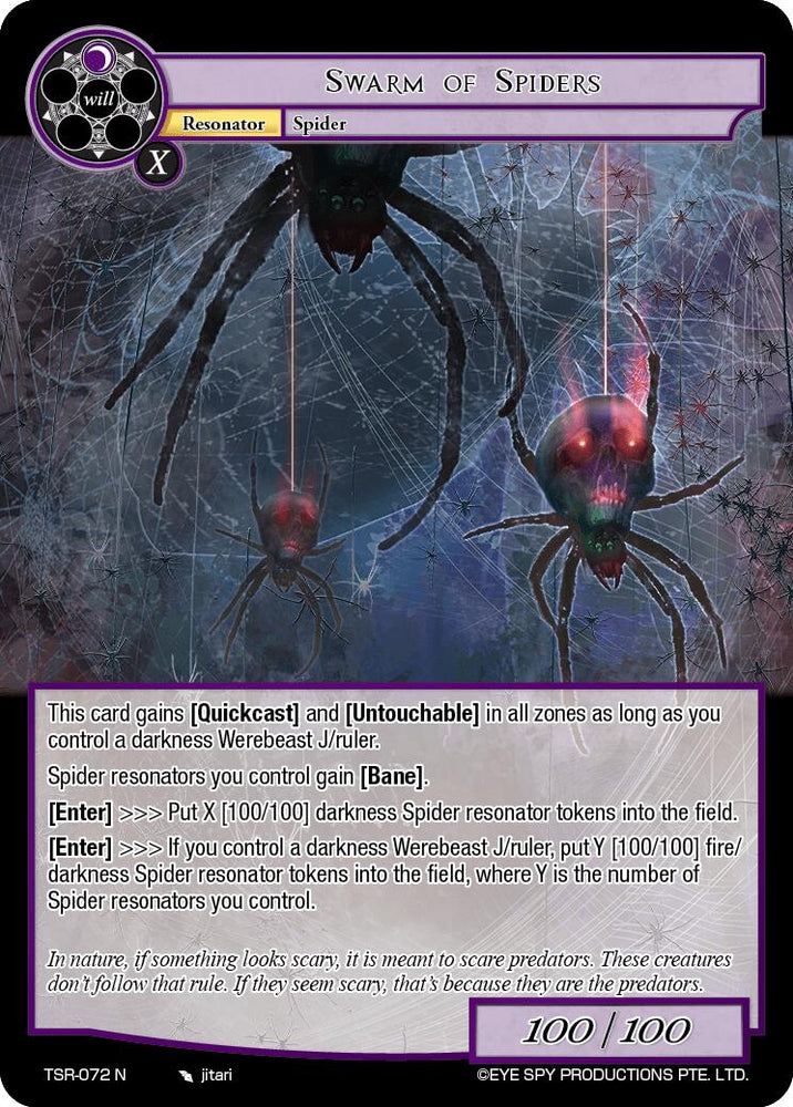 Swarm of Spiders (TSR-072 N) [The Battle at the Sacred Ruins]