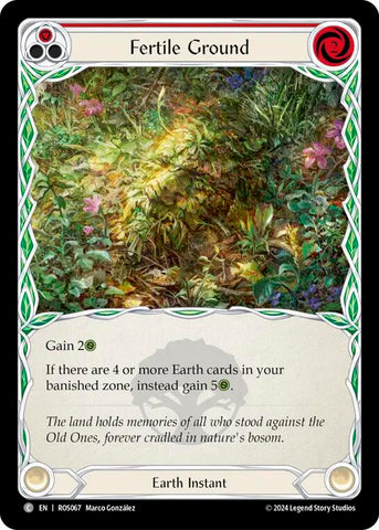 Fertile Ground (Red) [ROS067] (Rosetta)  Rainbow Foil