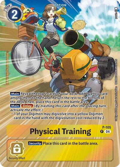 Physical Training (Starter Deck 19 Exclusive) (Digimon Promotion Cards) Near Mint Foil